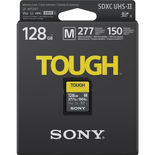 Thẻ nhớ Sony TOUGH 128GB 277MB SF-M SDXC II - Ảnh 2